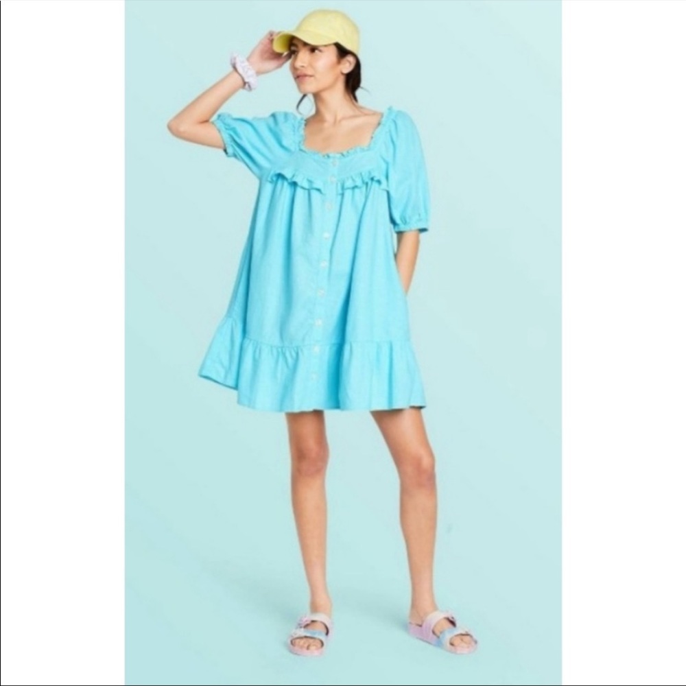 Stoney Clover Lane x Target Women's Short Sleeve Ruffle Dress 1X
